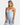 Contrast Trim Top Baby Blue