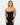 Contrast Trim Top Black