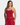 Contrast Trim Top Cherry red