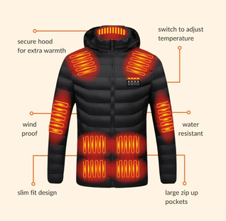 heated puffer jacket