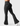 Flared Leggings With Pockets black