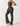 V-Back Flare Jumpsuit brown
