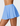 Long Sleeve Tennis Skirt Sets blue